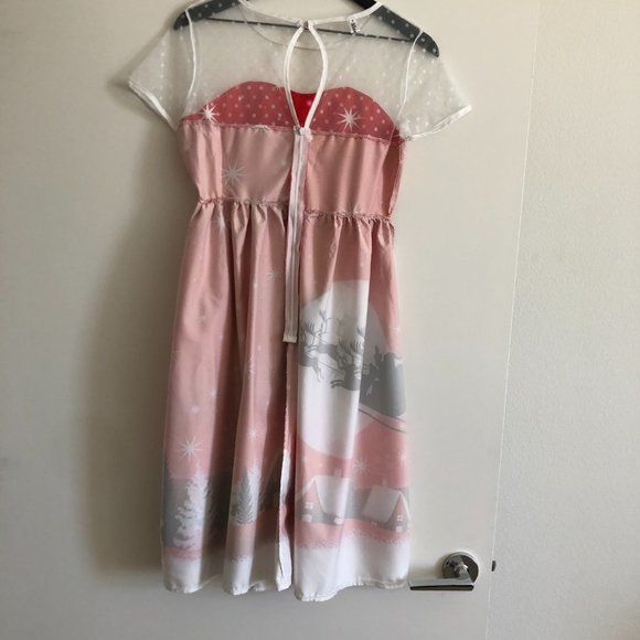Vintage Christmas Dress, Small - Picture 15 of 15
